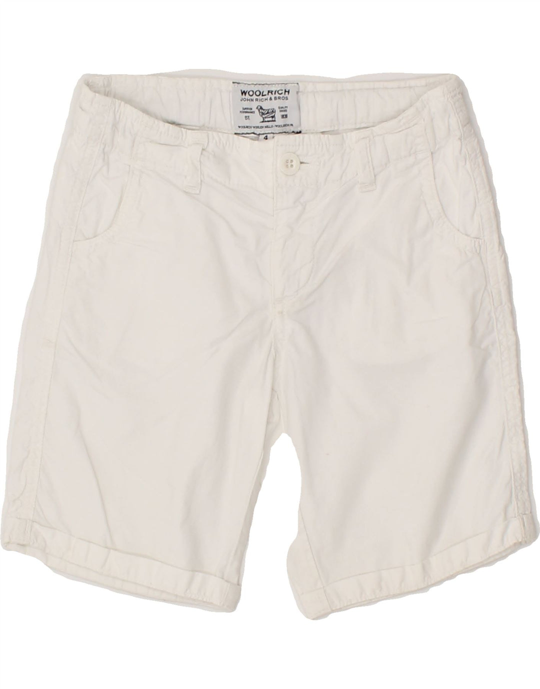 WOOLRICH Boys Casual Shorts 3-4 Years W20  White Vintage Woolrich and Second-Hand Woolrich from Messina Hembry 