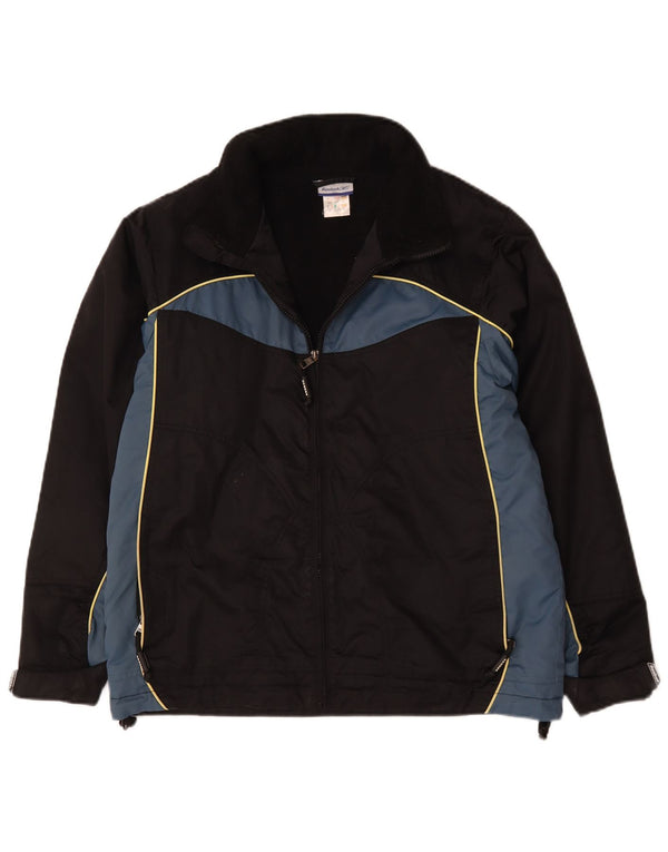 Reebok Veste Coupe-Vent Graphique Homme UK 34 XS Noir Colorblock
