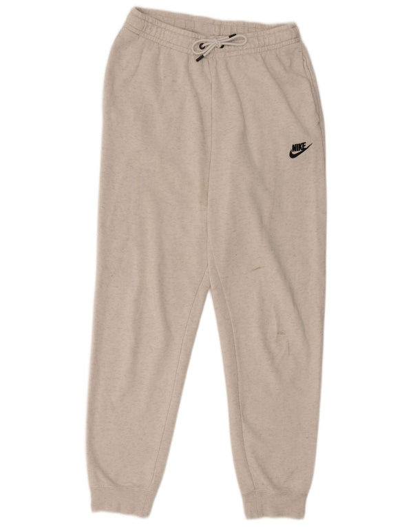 Nike Pantalon de survêtement pour femme Joggers UK 10 Petit coton moucheté gris