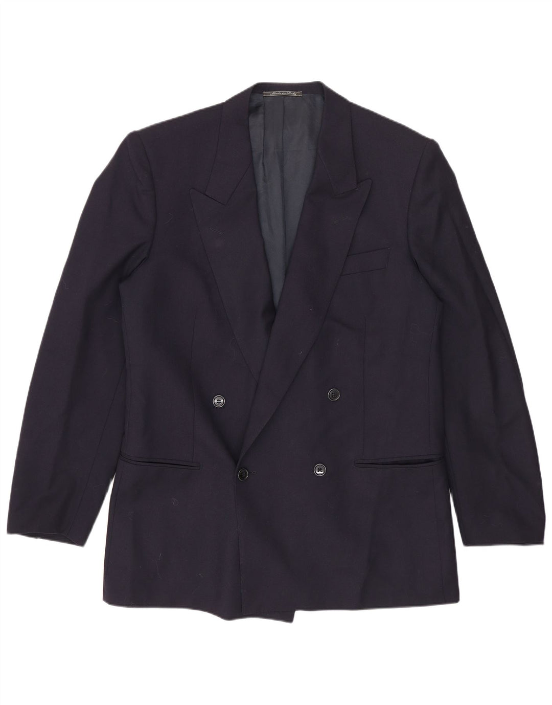 Lubiam Veste Blazer Croisée Homme IT 48 Bleu Marine Moyen