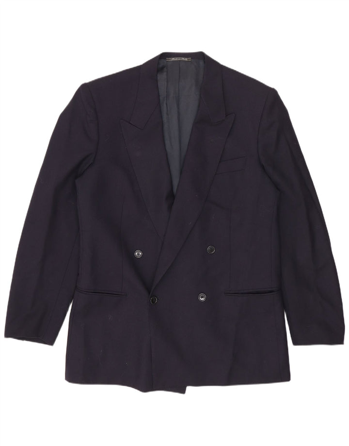 Lubiam Veste Blazer Croisée Homme IT 48 Bleu Marine Moyen