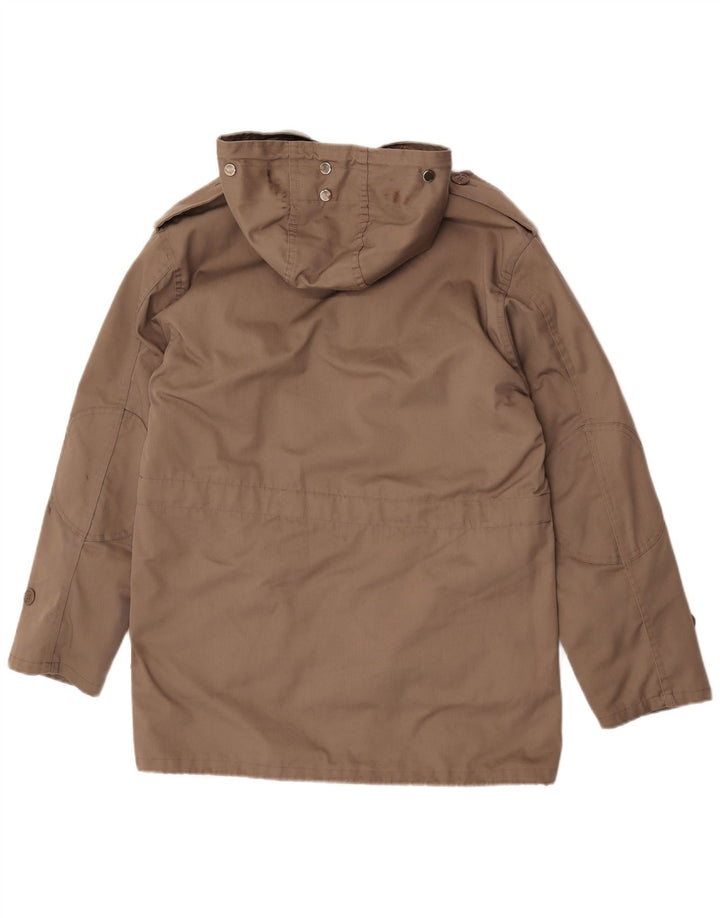 Adler Veste Parka Adler Shearling Homme IT 48 Marron Moyen Polyester
