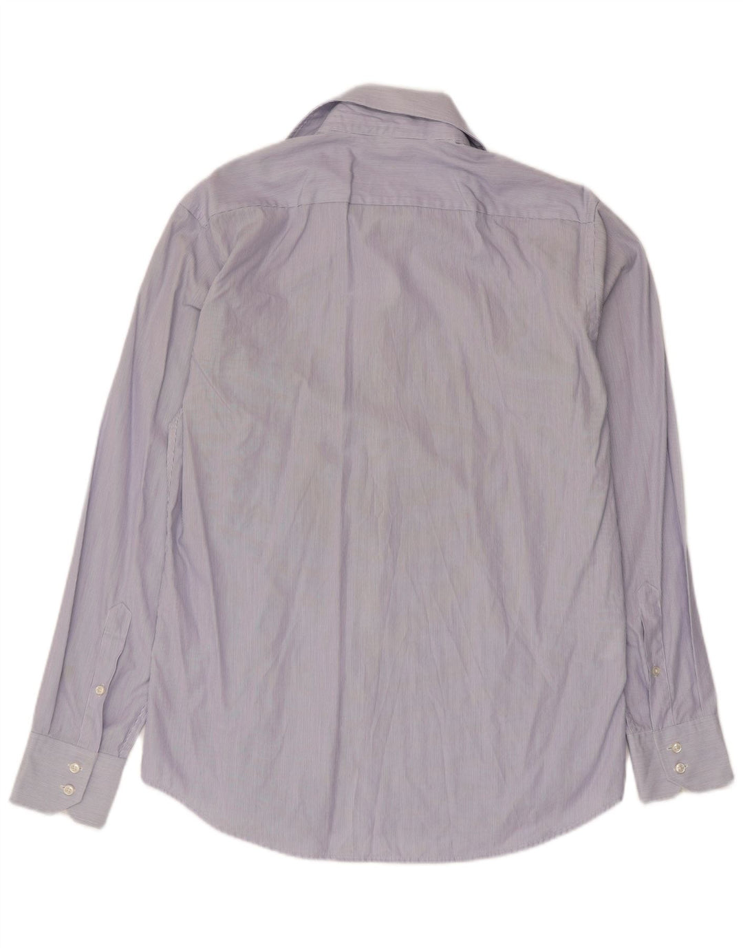 Hugo Boss Chemise coupe régulière pour homme Taille 39 15 1/2 Bleu moyen à fines rayures