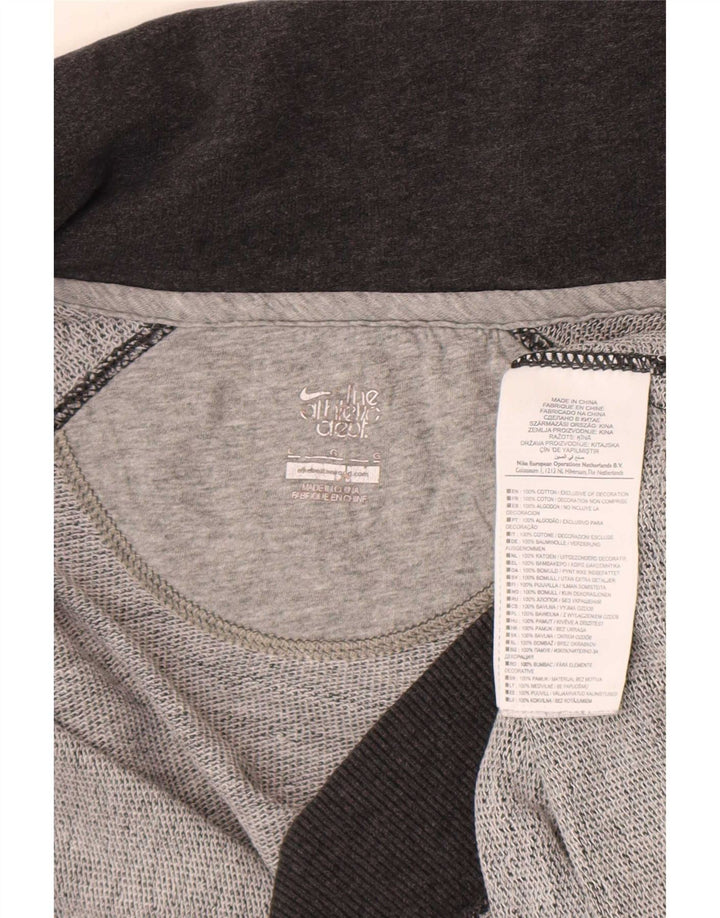Nike Veste de survêtement pour femme UK 16 Large Gris Coton