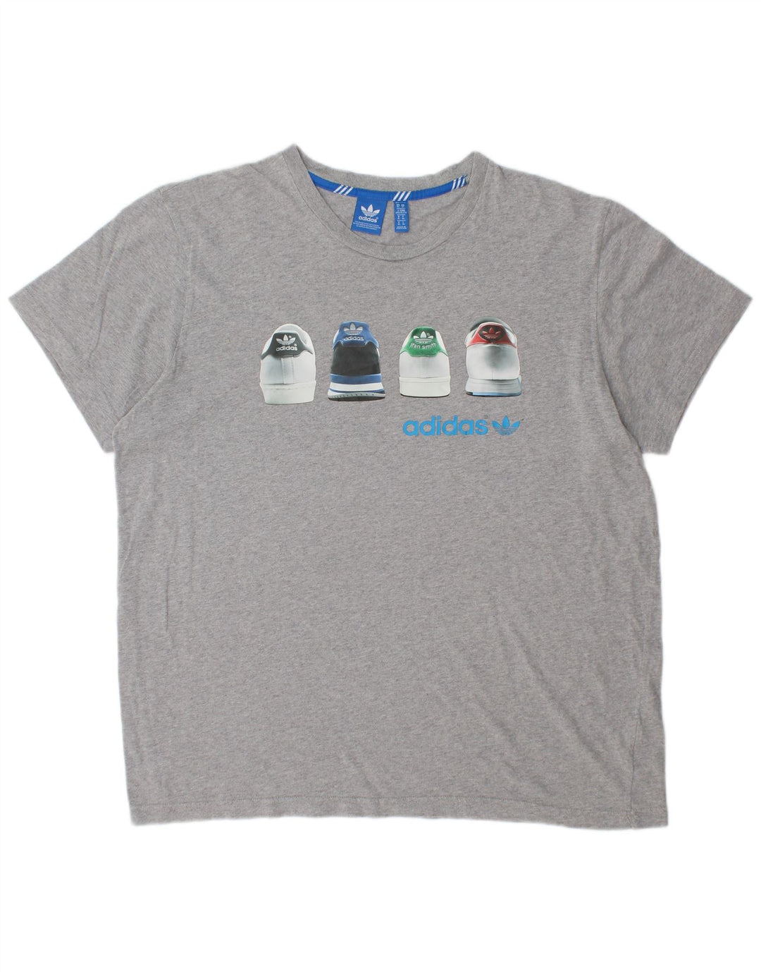 ADIDAS T-Shirt Graphique Homme XL Gris