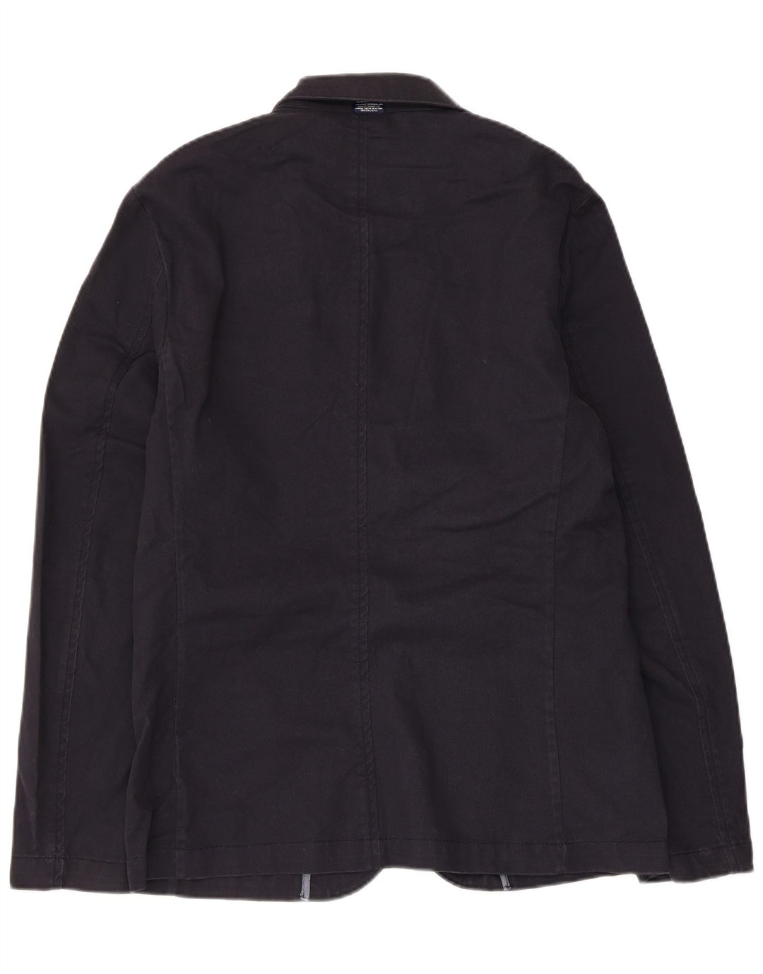 Superdry Veste Blazer 2 Boutons Homme UK 40 Large Bleu Marine Coton