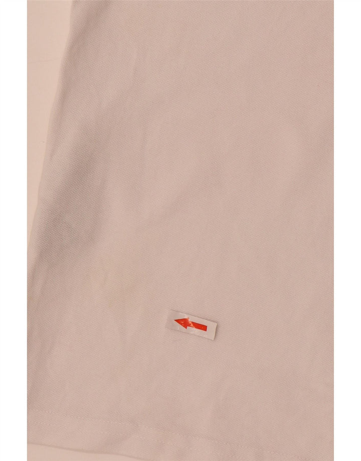 Jack & Jones Polo Graphique Homme Blanc Moyen Coton Colorblock