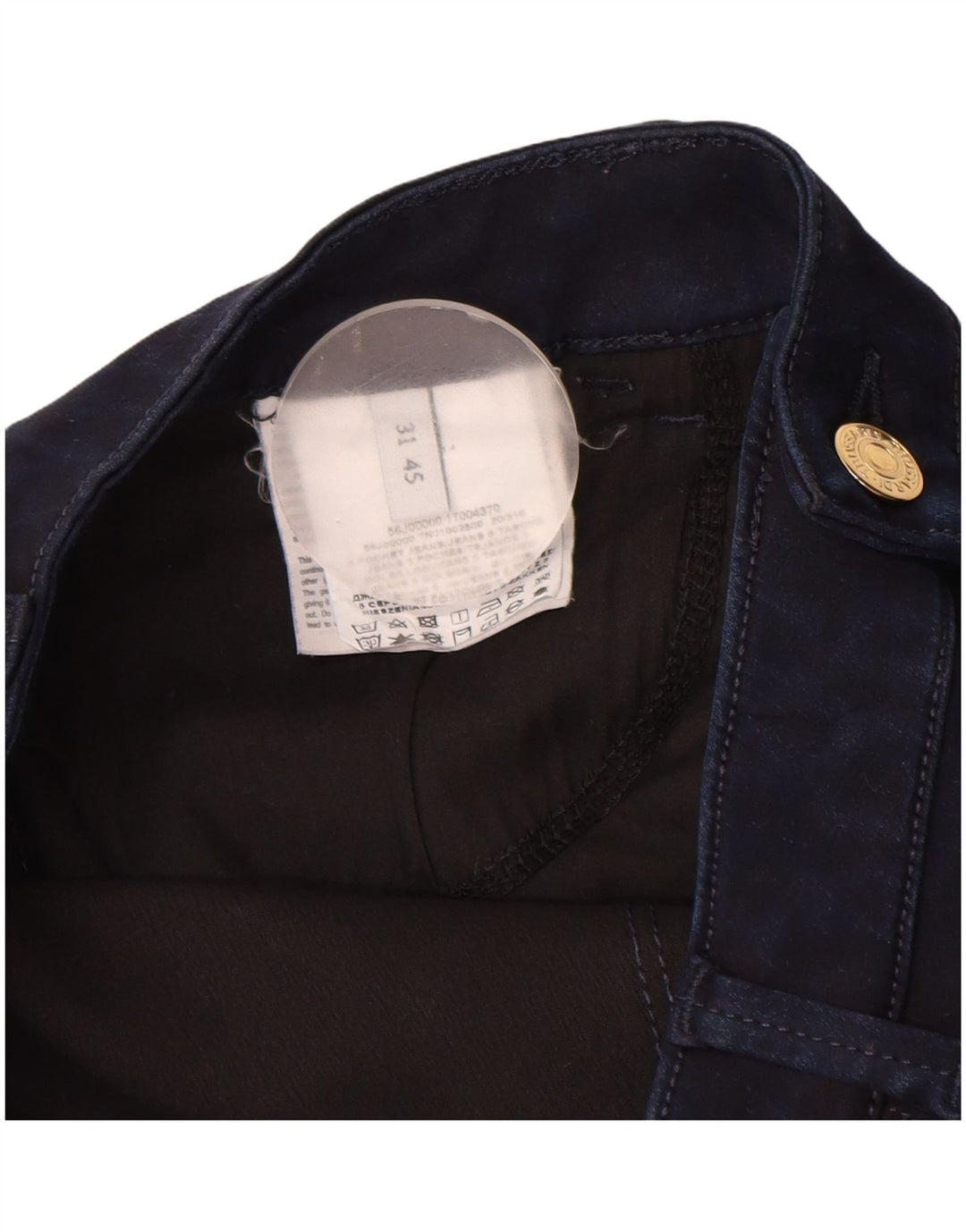 Trussardi Pantalon Casual Slim W31 L28 Bleu Marine Femme