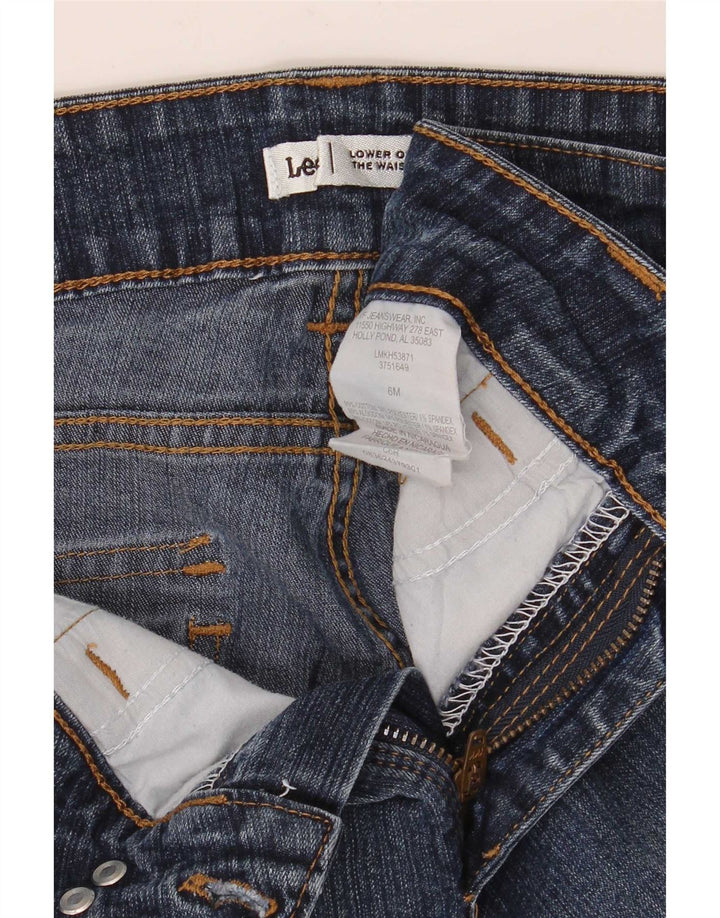 Lee Short en jean pour femme US 6 Medium W28 Bleu Coton