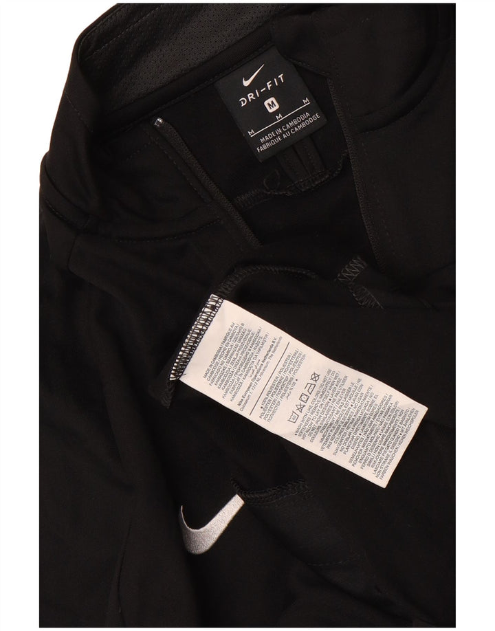 Nike Hommes Dri Fit Graphic Survêtement Top Veste Noir Moyen Polyester