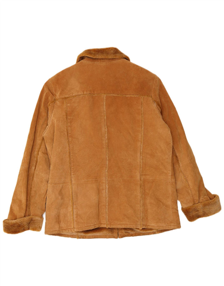 TCM Veste en daim pour femme UK 16/18 Grand cuir marron