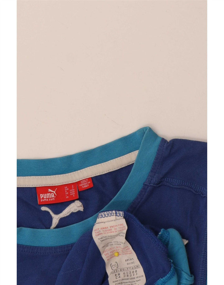 Puma Débardeur Graphic Homme Bleu Small Colorblock Cotton