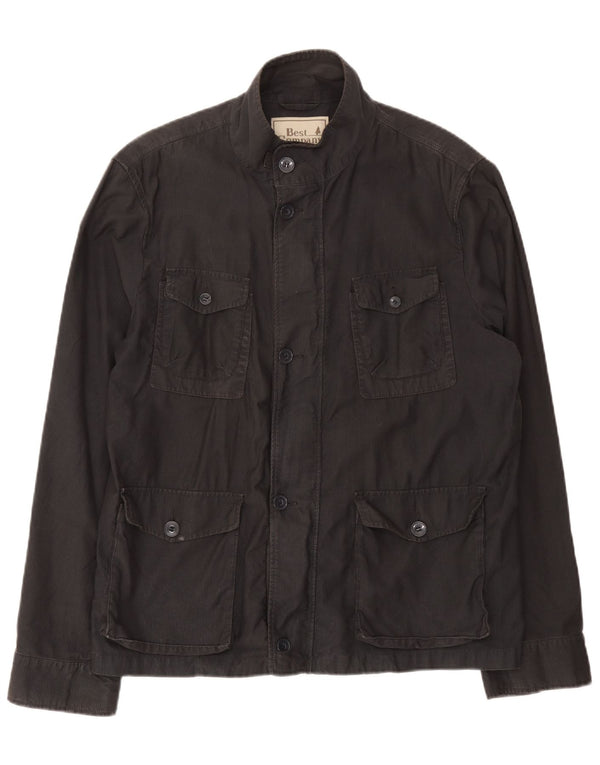 Best Company Veste utilitaire pour homme UK 42 XL Coton noir