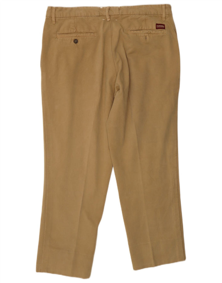 CARRERA Pantalon Chino Droit Homme W34 L26 Beige Coton