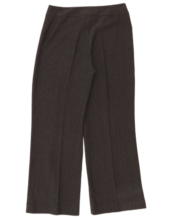 Via Veneto Pantalon décontracté taille haute pour femme UK 12 Medium W30 L30 Gris