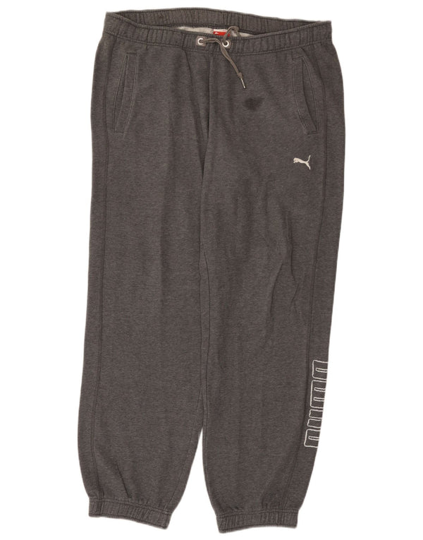 Puma Pantalon de Survêtement Graphique Homme Gris Taille L