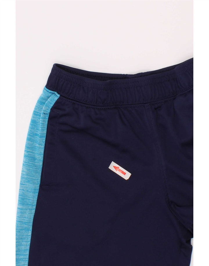 Under Armour Short de Sport Garçon 5-6 Ans Bleu Marine Colorblock Polyester