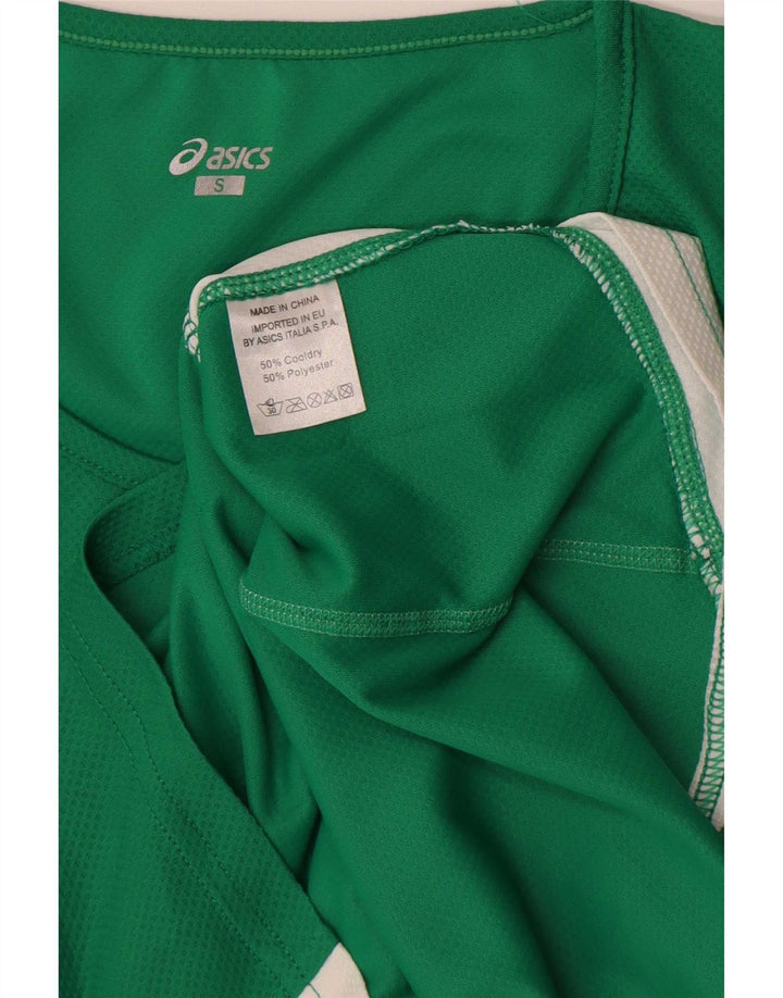 Asics Débardeur Graphique Homme Small Vert Colourblock