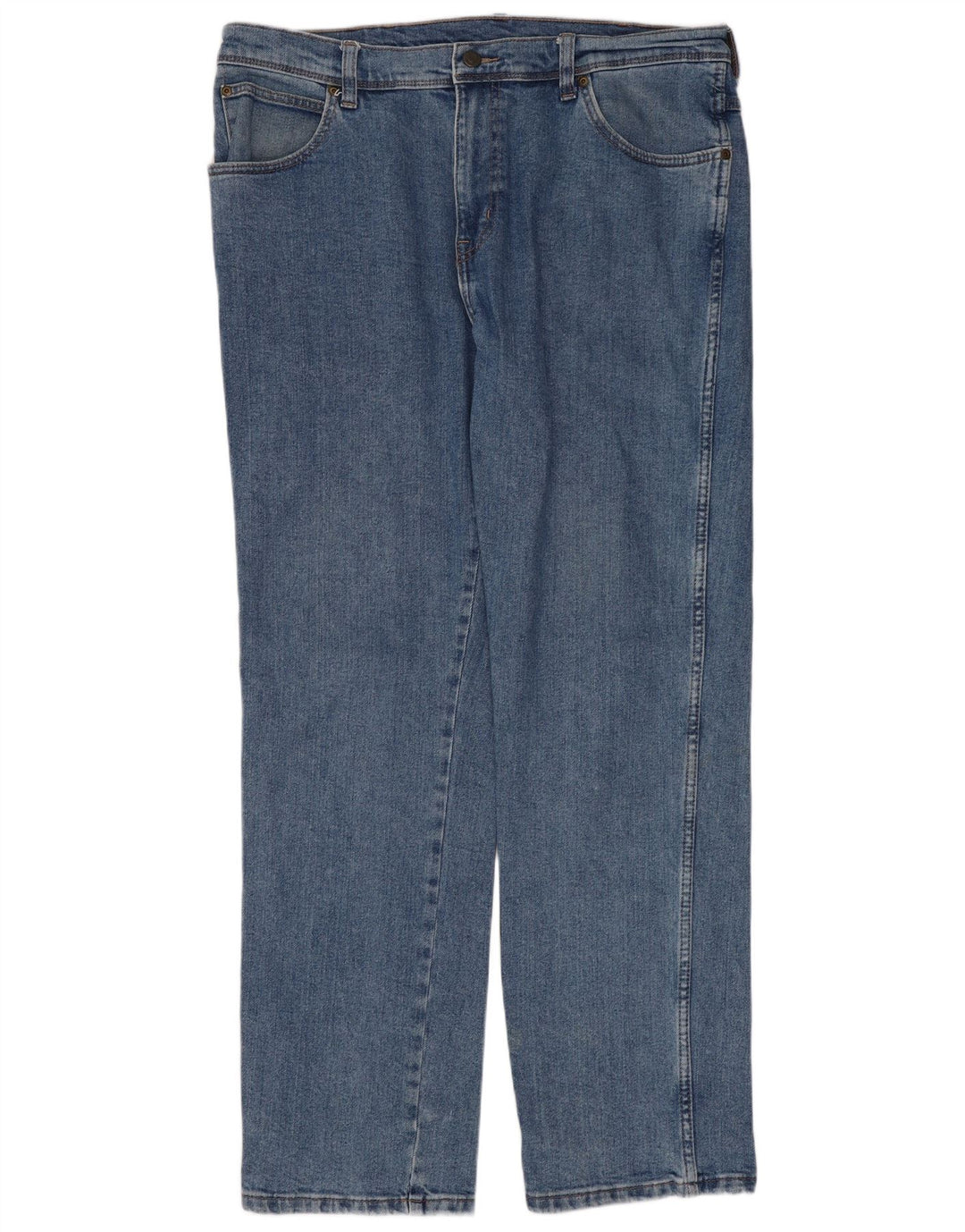 Wrangler Jean droit coupe droite W36 L32 en coton bleu pour homme
