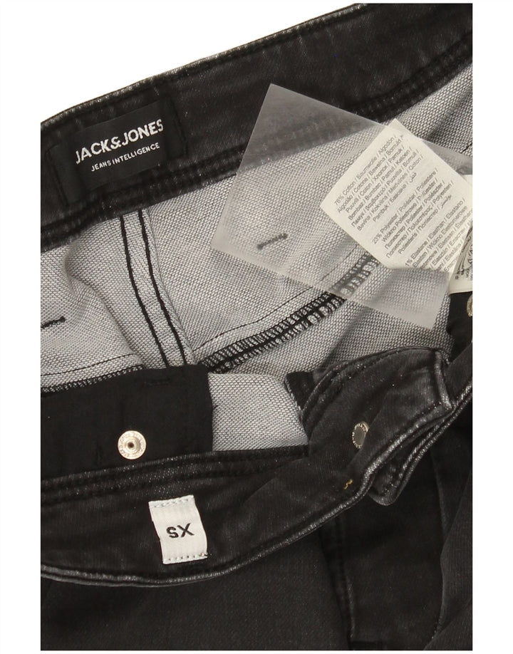 Jack & Jones Short en Jean Regular Homme XS W28 Gris Coton