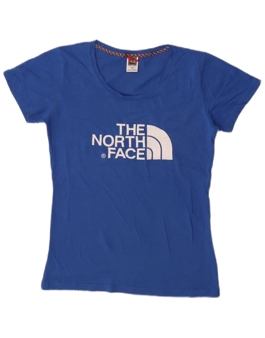 The North Face T-shirt graphique pour femme UK 14 Bleu moyen