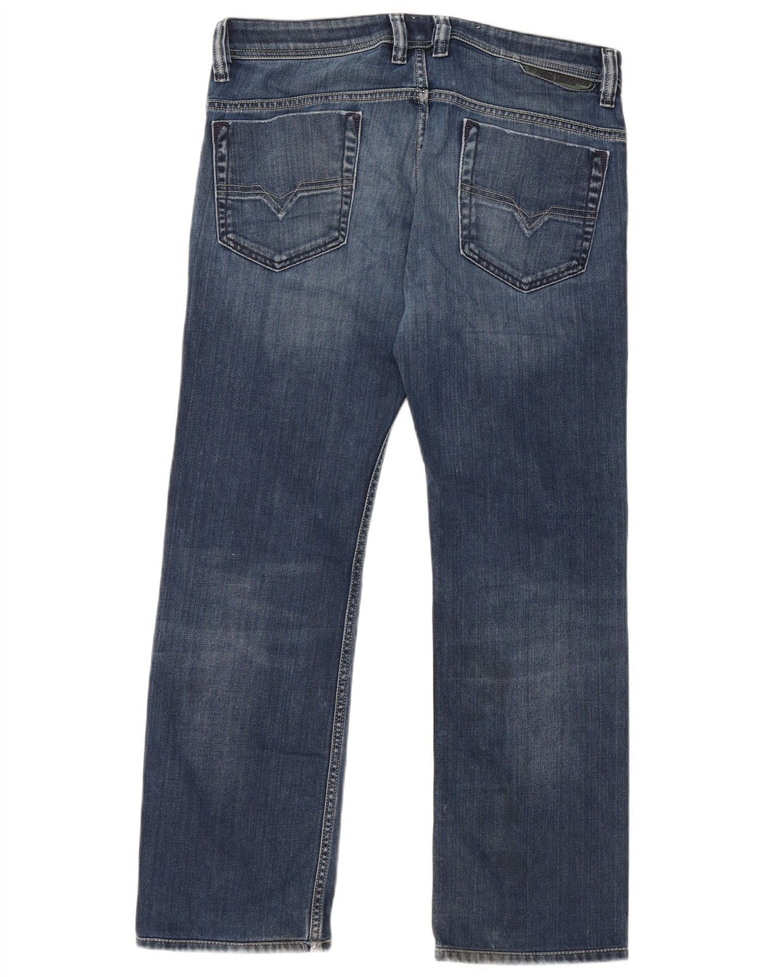 DIESEL Homme Safado Regular Slim Jean Droit W30 L27 Bleu Coton