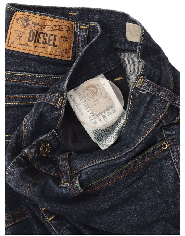 Jean Droit Femme Diesel W27 L32 Bleu Marine Coton