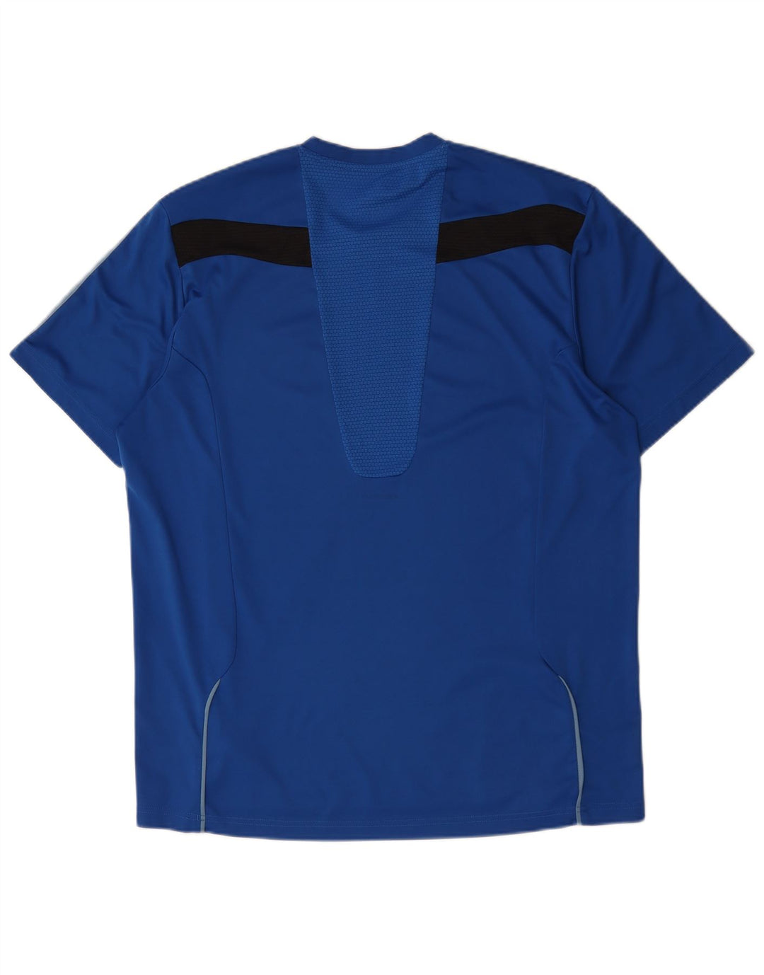 Adidas T-Shirt Homme Top XL Bleu Colorblock Polyester