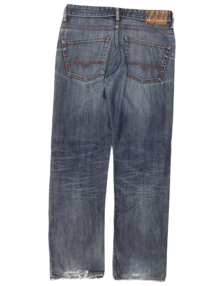 Hugo Boss Jean droit W33 L32 en coton bleu pour homme