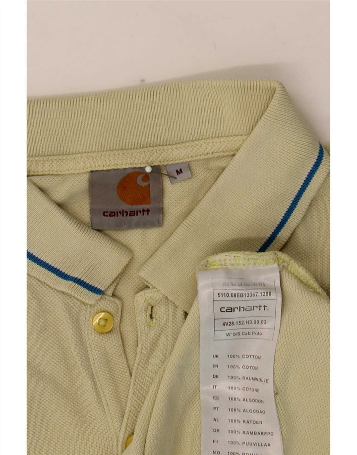 Carhartt Polo Homme Jaune Moyen Coton