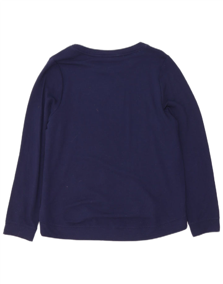 Oasis Sweat-shirt graphique pour femme UK 14 Bleu marine moyen Viscose