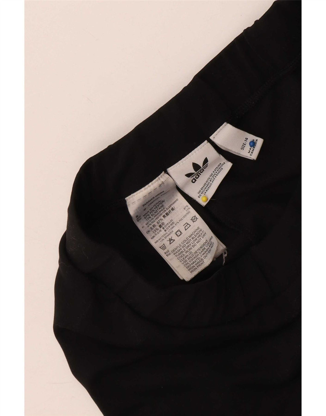 Adidas Legging Fille 13-14 ans Noir Polyester