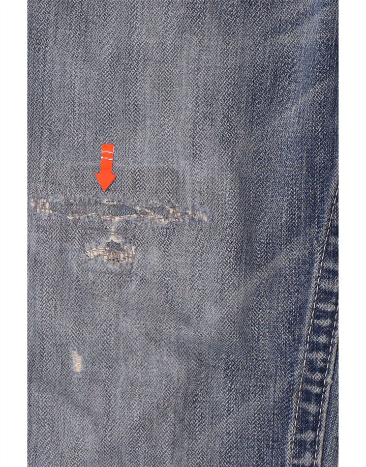 True Religion Jean droit homme W30 L30 bleu coton