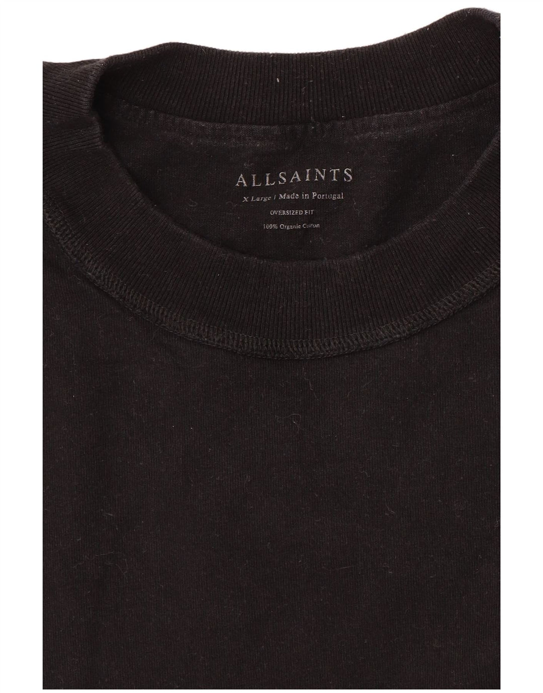 All Saints T-Shirt Homme Top XL Noir Coton