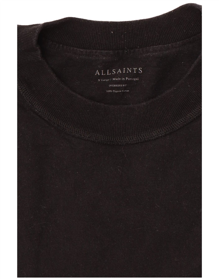All Saints T-Shirt Homme Top XL Noir Coton