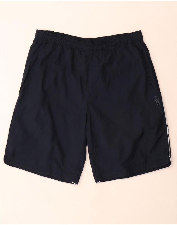 Reebok Short de Sport Homme Large Bleu Marine