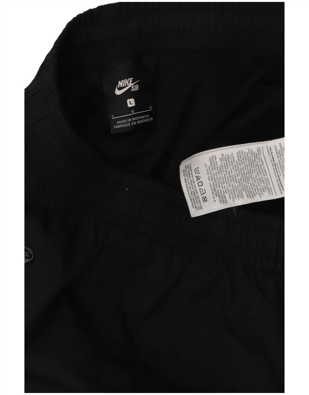 Short de sport Nike pour hommes, grand, noir, polyester