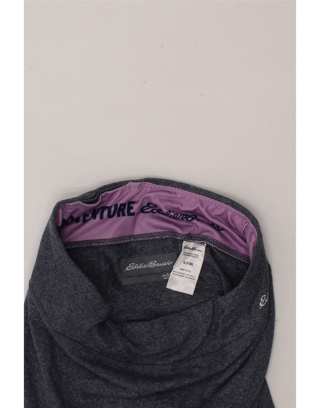 EDDIE BAUER Girls Sport Shorts 7-8 Years Small  Navy Blue Polyester Vintage Eddie Bauer and Second-Hand Eddie Bauer from Messina Hembry 