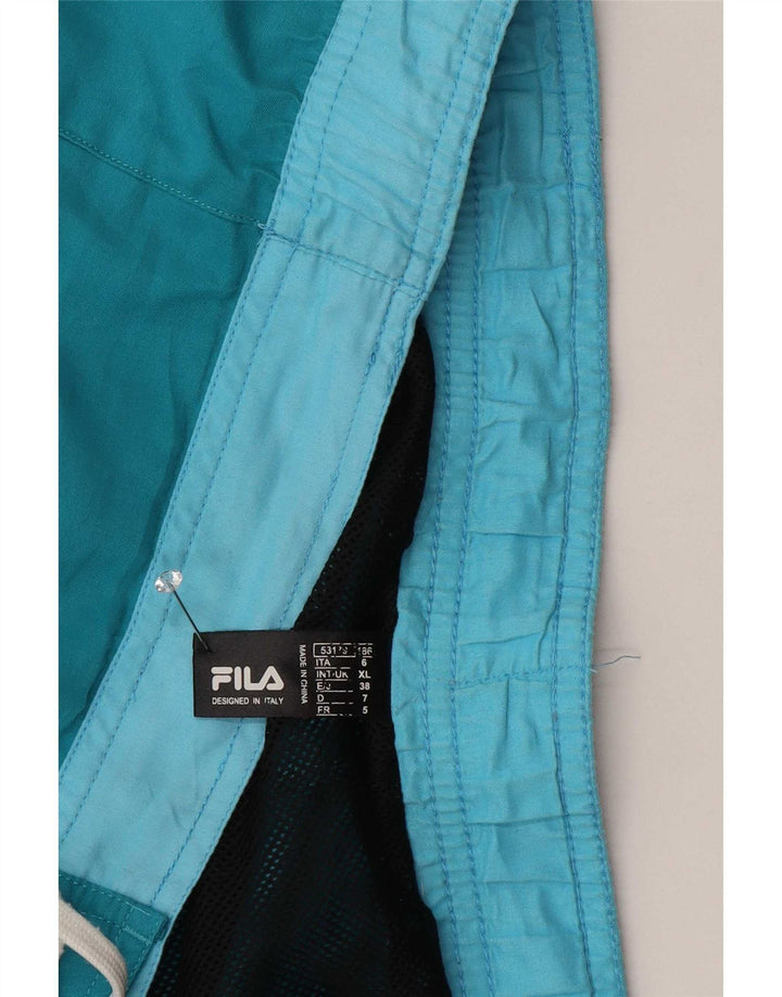 Fila Short de Bain Homme XL Bleu Colorblock Polyester