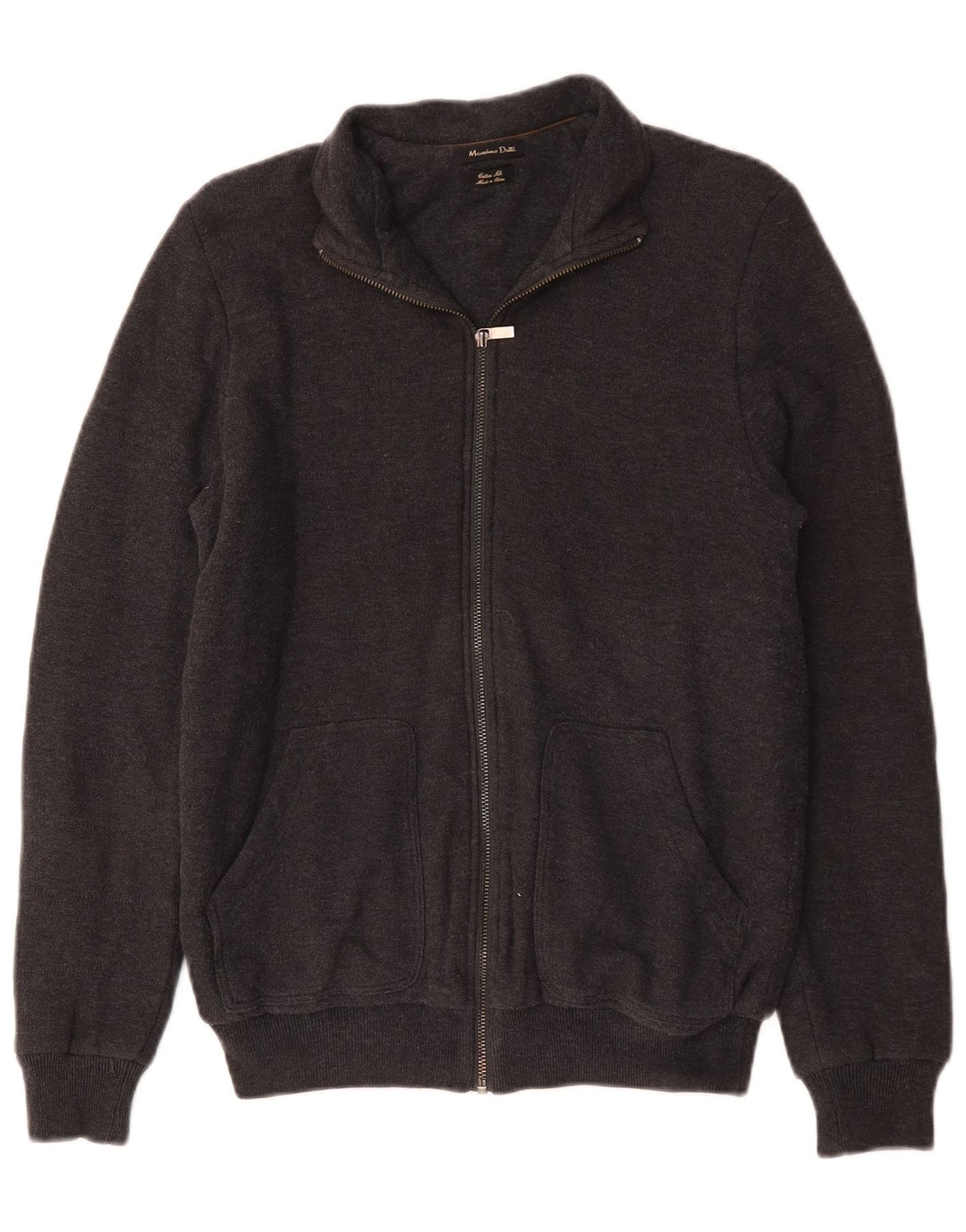 Massimo Dutti Veste de Survêtement Homme Gris Moyen Coton