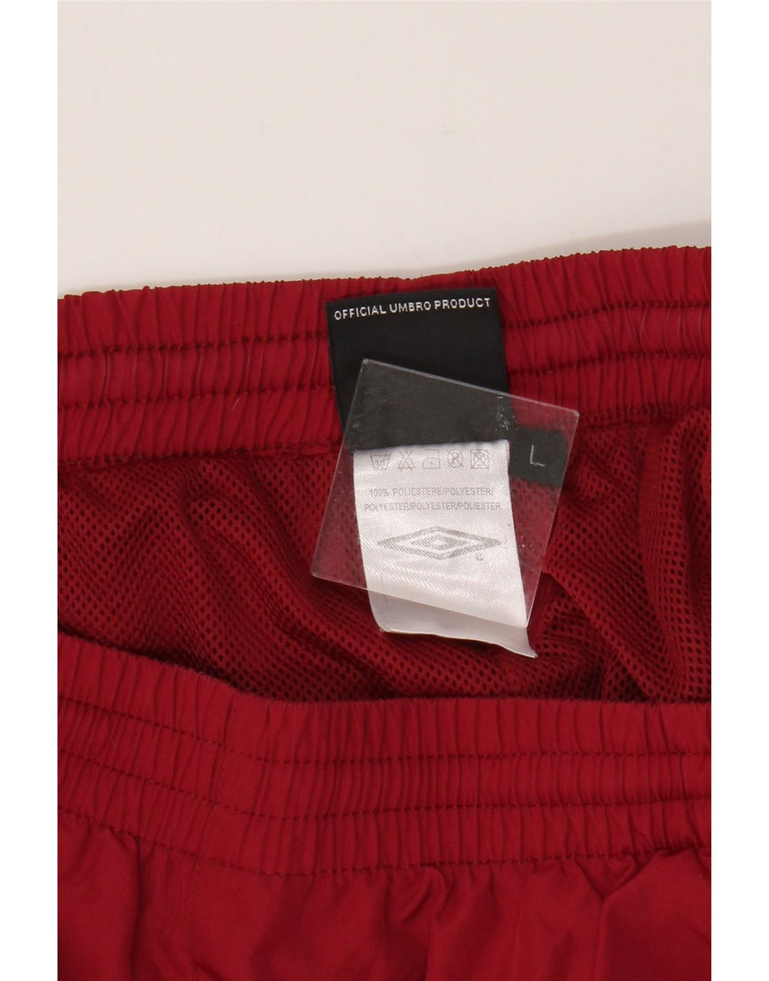 Umbro Homme Pantalon De Survêtement Joggers Large Rouge Colorblock Polyester