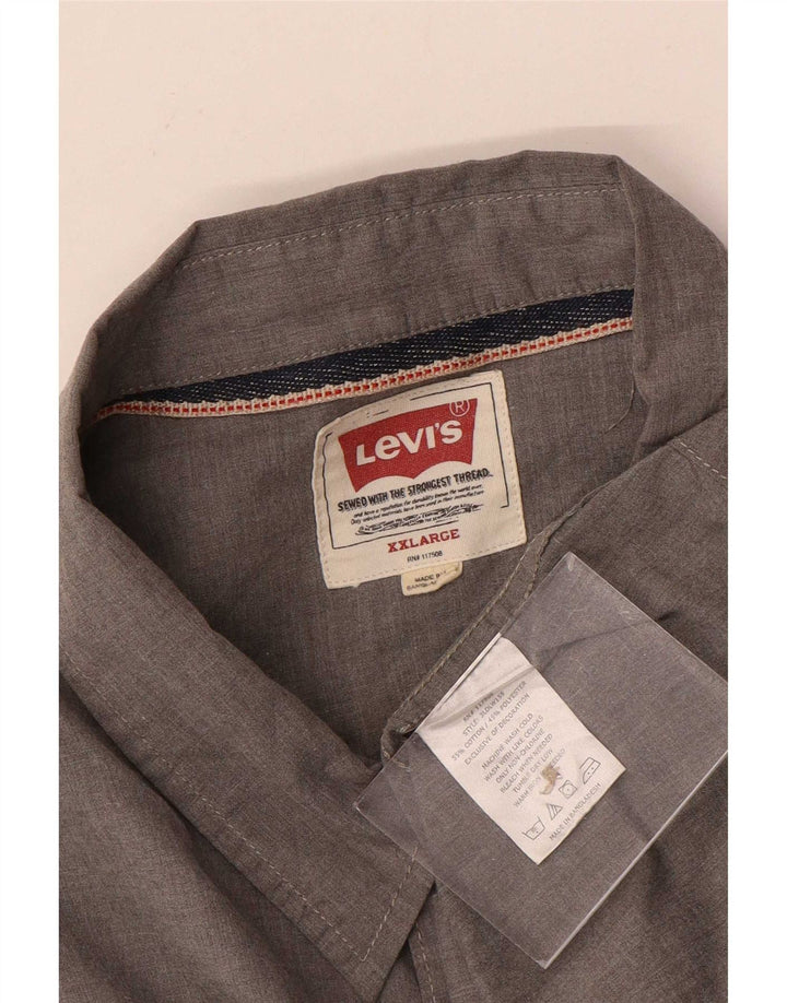 Levi's Chemise Homme 2XL Gris Coton