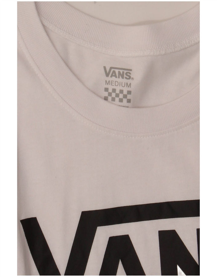 VANS Débardeur graphique pour femme UK 12 Medium Blanc