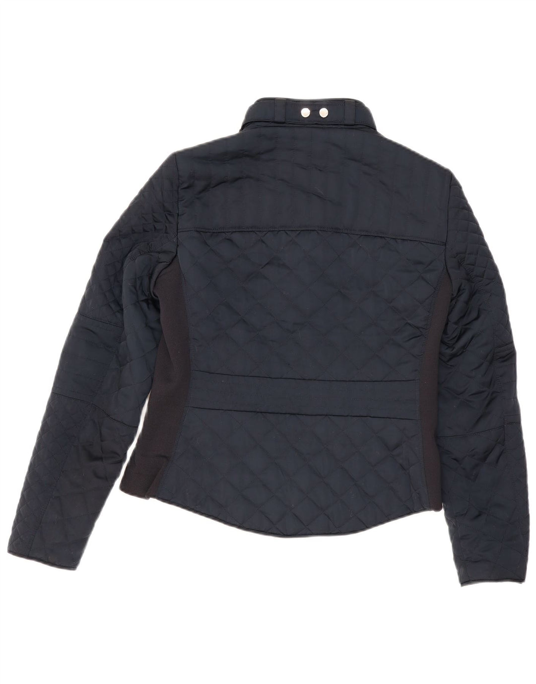 Zara Veste matelassée pour femme UK 14 Large Bleu marine