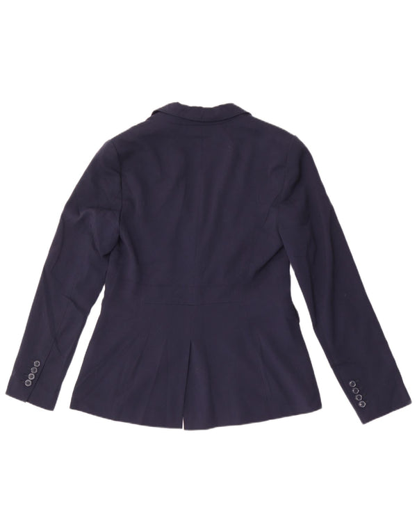 Marks & Spencer Veste blazer à 1 bouton pour femme UK 10 Small Bleu marine