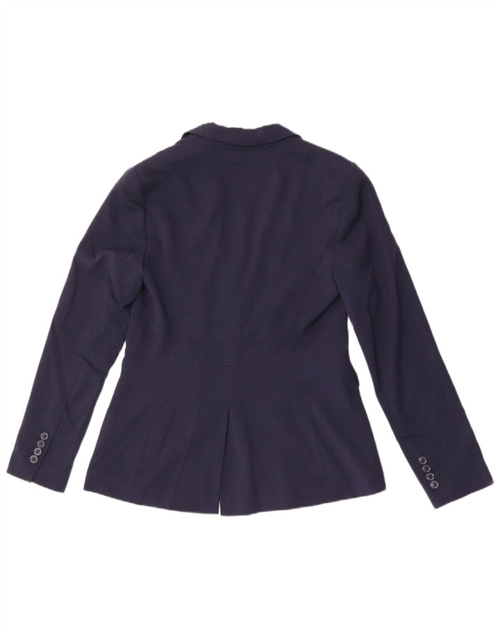 Marks & Spencer Veste blazer à 1 bouton pour femme UK 10 Small Bleu marine