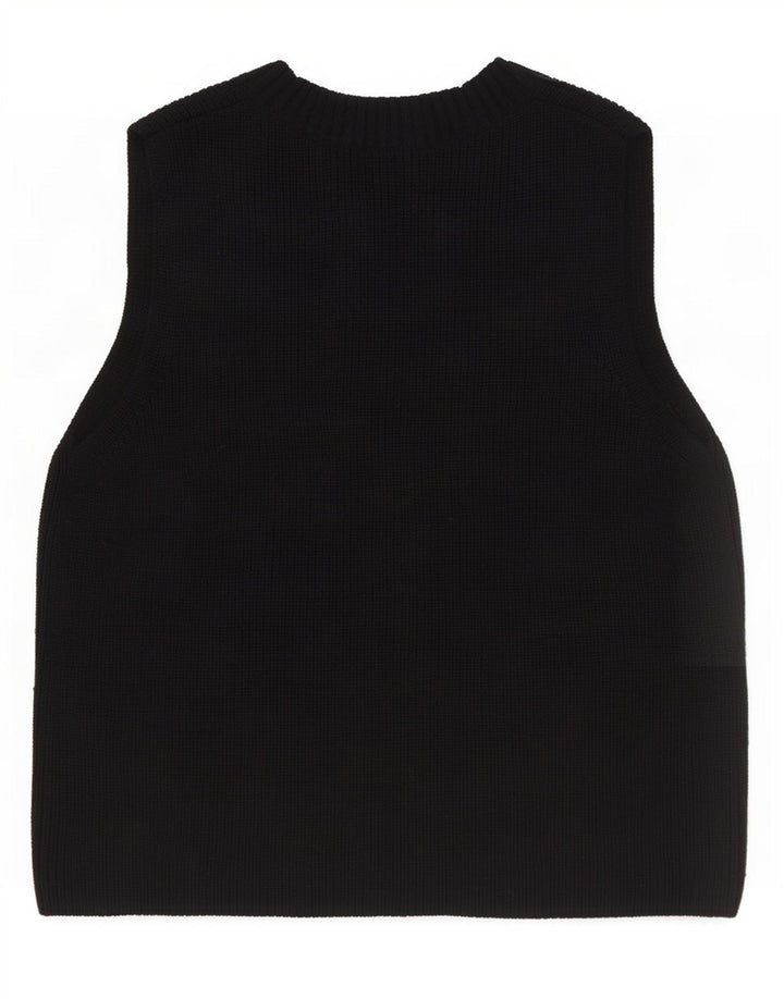 Cos Débardeur surdimensionné pour femme UK 10 Petite laine noire