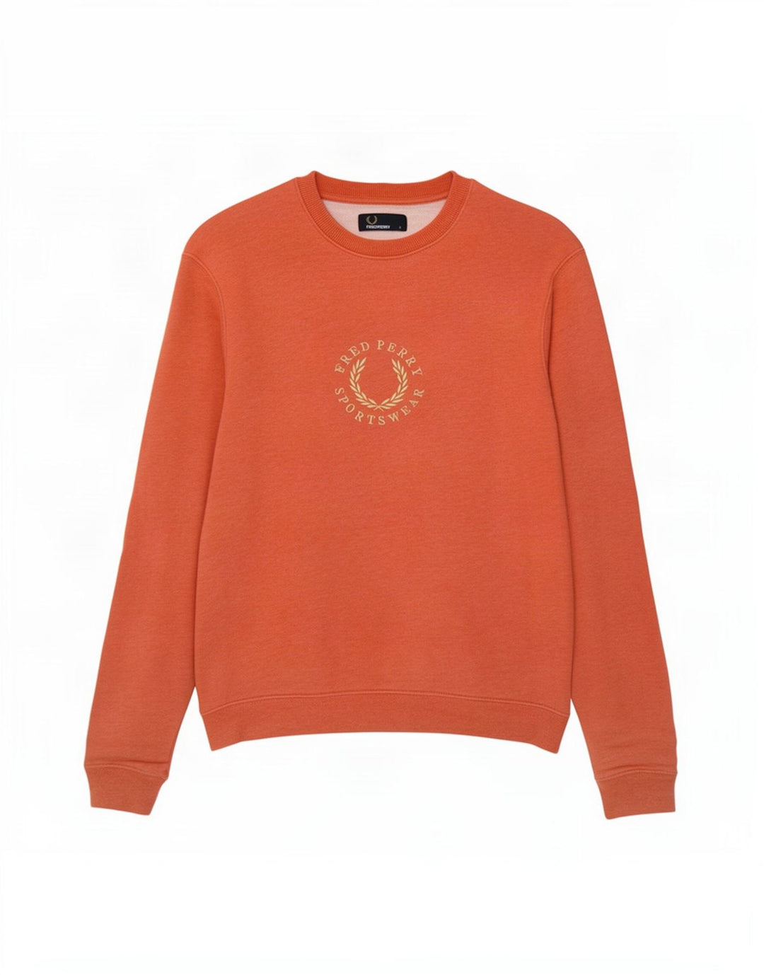 Fred Perry Sweat-shirt graphique pour homme Petit coton rouge