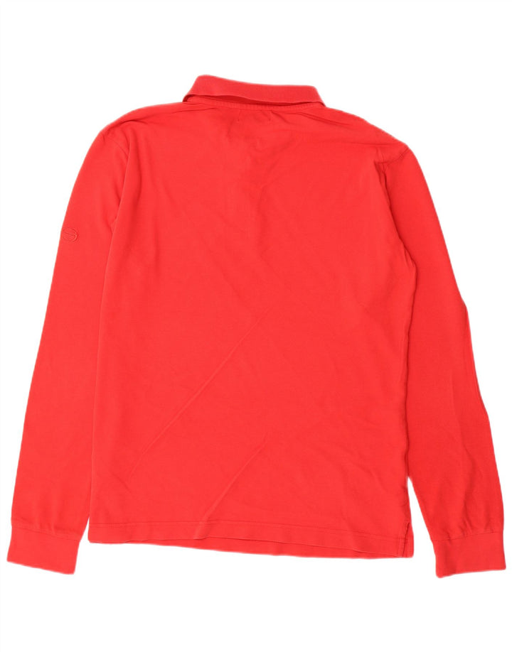 SERGIO TACCHINI Polo Manches Longues Homme XL Rouge Coton