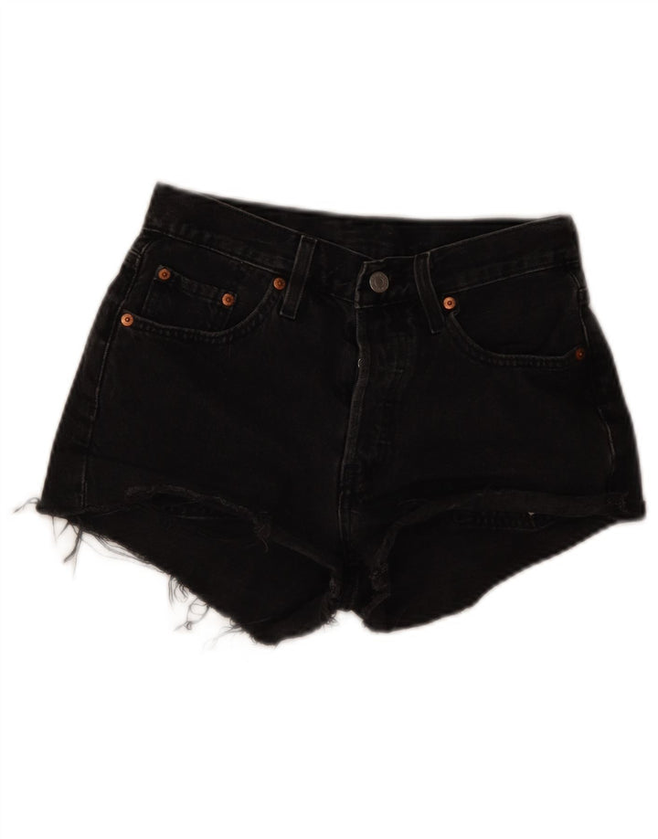 Levi's Short en Jean 501 Femme W25 XS Gris Coton